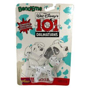 BENDEMS Disney 101 Dalmatians FRECKLES 3" tall bendable dog JUSTOYS, NEW PKG DMG